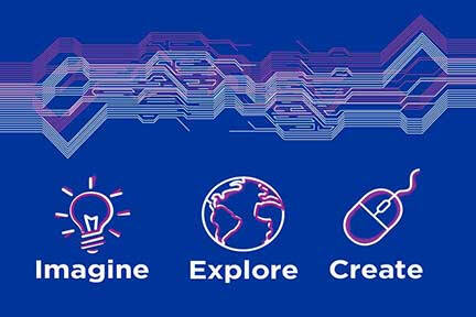 Values for the Digital Studies Minor: imagine, explore, create